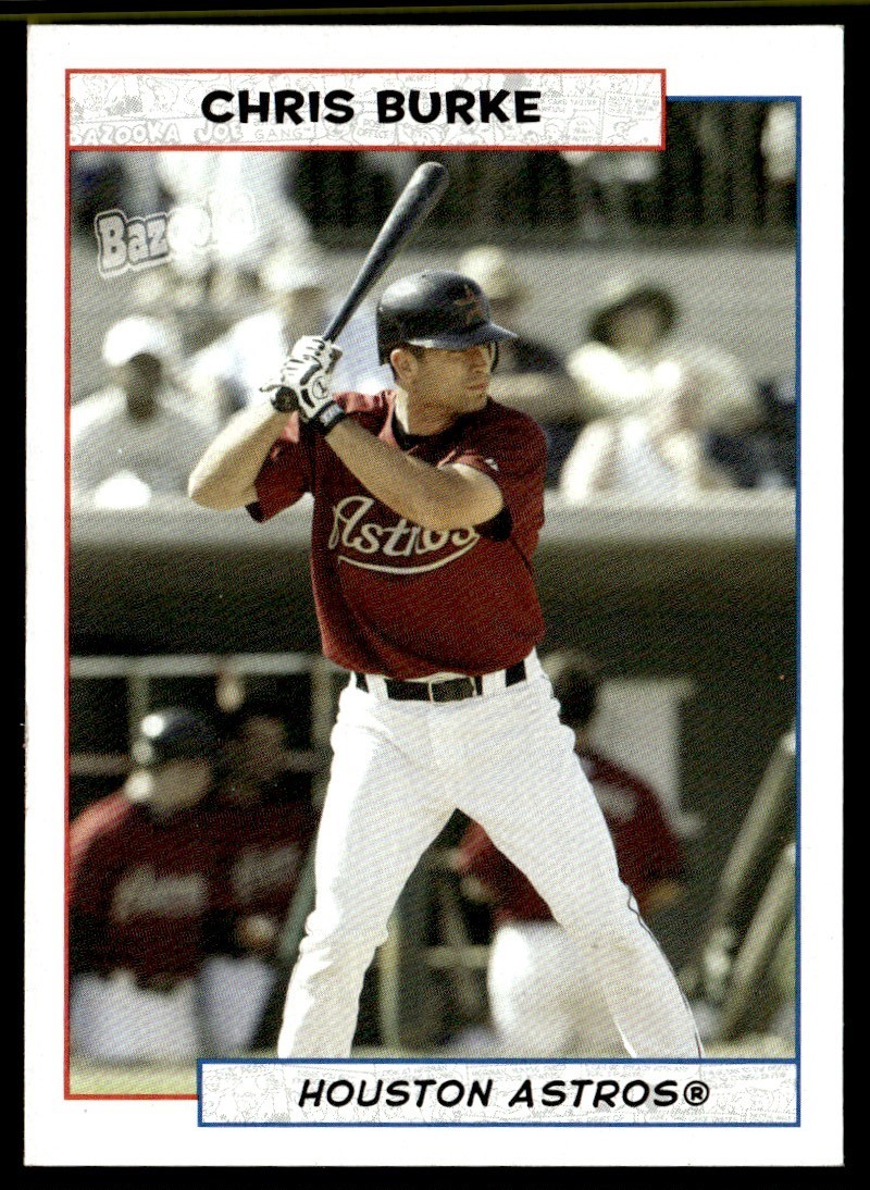 2005 Bazooka Chris Burke Houston Astros #185