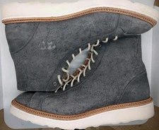 Tricker's Super Monkey Boot Men's 12.5 Grey Kudu Division Road Vibram Wedge Sole