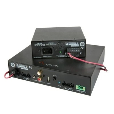 Episode ECA-70VMINI-60W 70V Digital Amplifier, 60W x 1 Channel Black Brand New