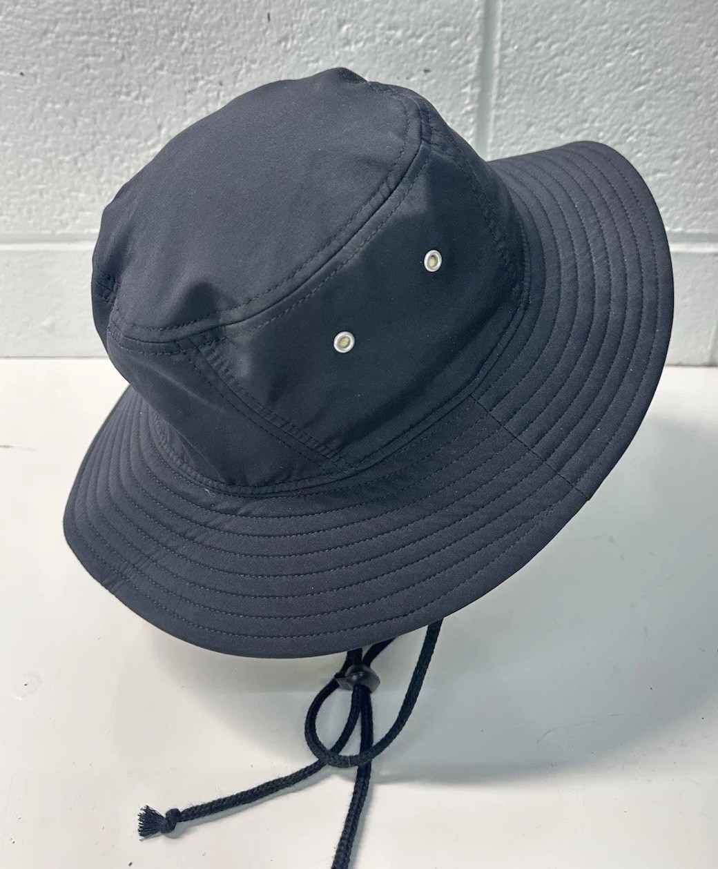 adidas Victory Black Aeroready Bucket Hat Factory C153 Drawstring Breathable image 4