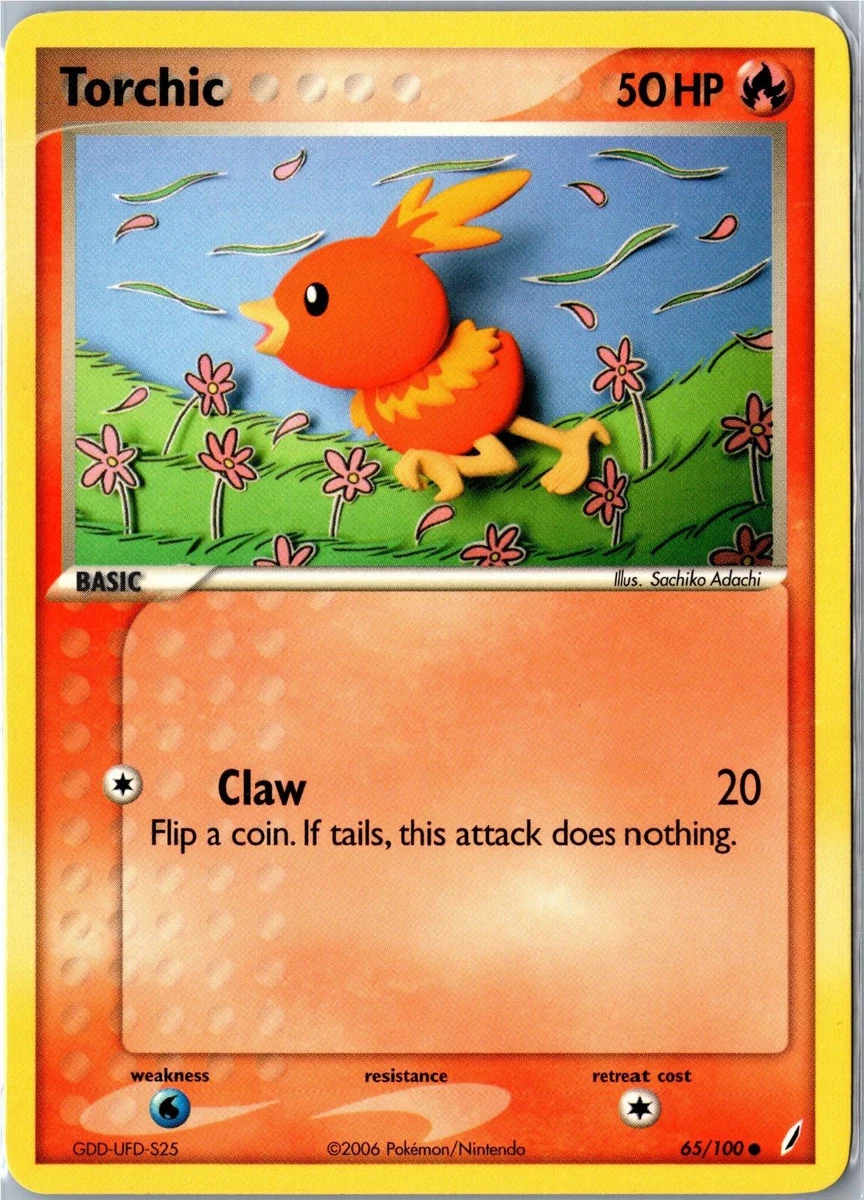 Torchic 65/100 Crystal Guardians for sale | eBay