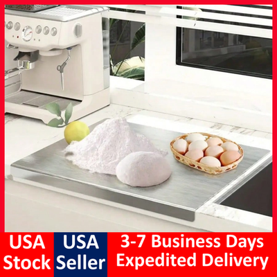 #ad 304 Stainless Steel Chopping Board Large with Lid Non Slip for Kitchen Counter $21.99