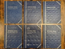 Jefferson Nickel Collection Number One Starting 1938 Whitman Folder Album Used