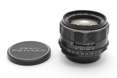 【N MINT+++ No Yellowing】Pentax Asahi Super Takumar 50mm f/1.4 Lens 8 ELEMENTS