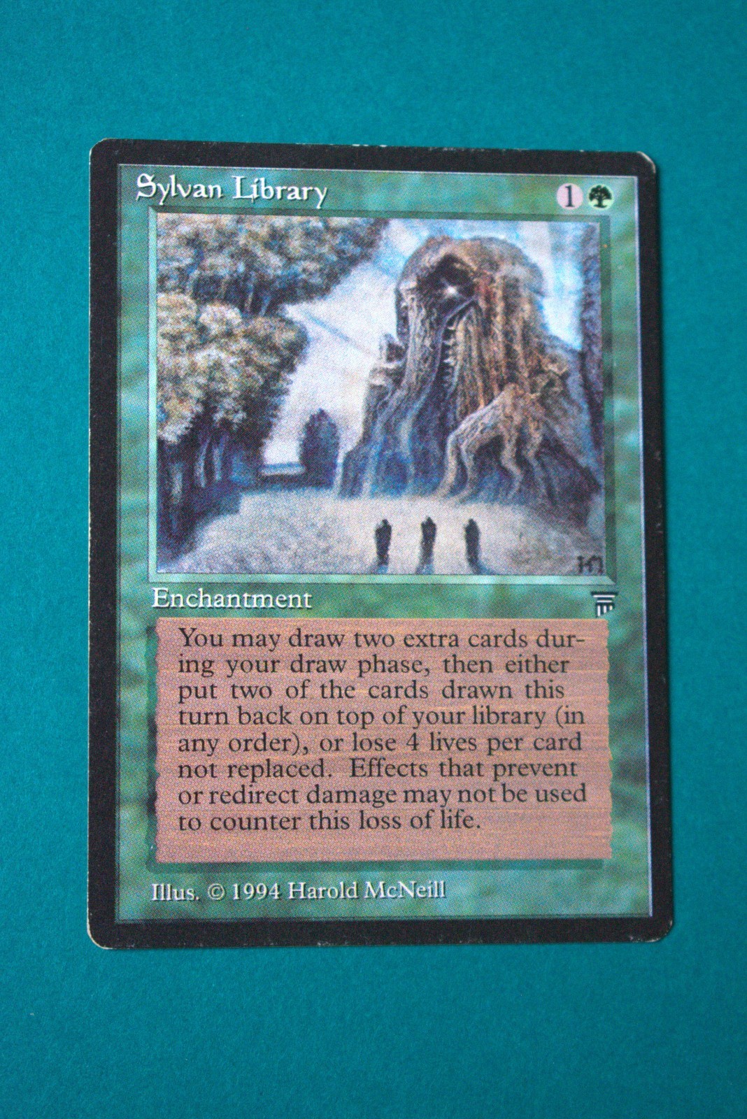 Sylvan Library - MTG - Legends - (Moderately Played) - Magic The Gathering