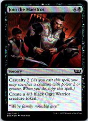 Join the Maestros - Foil - Streets of New Capenna SNC #085