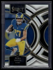 2023 Panini Select #199 Puka Nacua White Prizms #/35