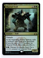 Charnel Troll 160 Foil Guilds of Ravnica R MTG LP