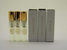 3 x Amouage Library Collection OPUS X Eau de Parfum Natural Spray Vial 2ml
