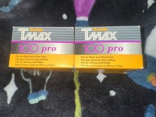 Lot Of 2 Boxes Of Vintage Kodak T-Max 100 35mm Film Black  White 36 Exposures