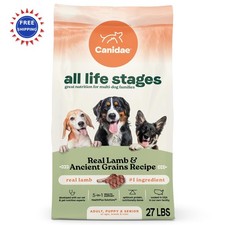 Canidae All Life Stages Dry Dog Food 27 lb Real Lamb Ancient Grains Recipe High 2.78 per pound
