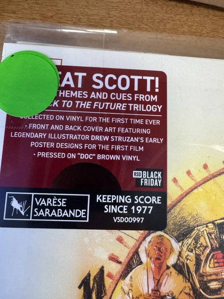 Alan Silvestri The Back To The Future Trilogy "Doc" Brown vinyl lp RSD 2025 BF - Image 2 of 4