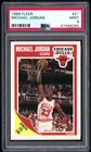 1989 FLEER #21 MICHAEL JORDAN HOF - CHICAGO BULLS - PSA 9 MINT #47468285