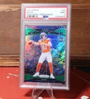 Bo Nix 2024 Prizm Fireworks Green Prizm RC PSA  9 Broncos