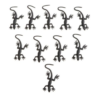 10 Stück lebensechte Eidechse Modell Figur Halloween Witz Requisite Spielen Spielzeug 5x3cm
