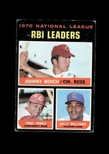 1971 Topps Set-Break # 64 NL RBI Leaders LOW GRADE (crease) *GMCARDS*