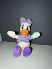 Disney Daisy Duck 8" Bean Bag Plush Stuffed Animal Toy