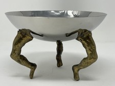 Michael Arams Three  Footed Leg Bowl Stainles...