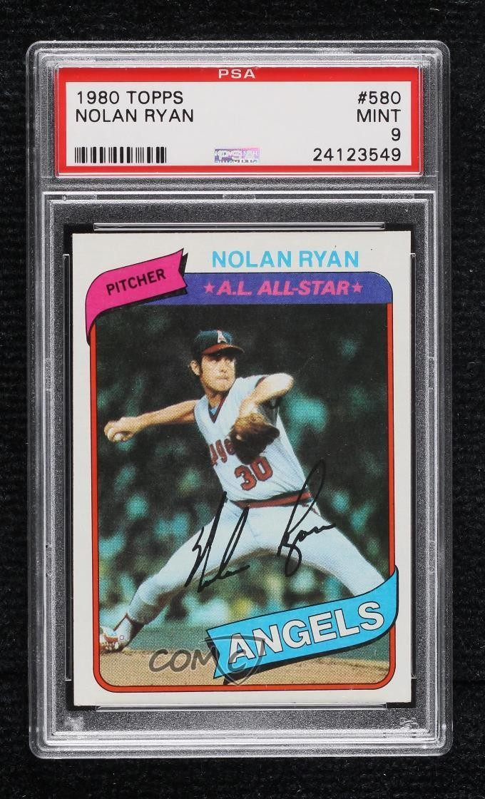 1980 Topps Nolan Ryan #580 PSA 9 MINT HOF 2d4