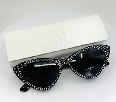 bebe Black Cat Eye Sunglasses Bebe BB7024 Sunglasses main image 3