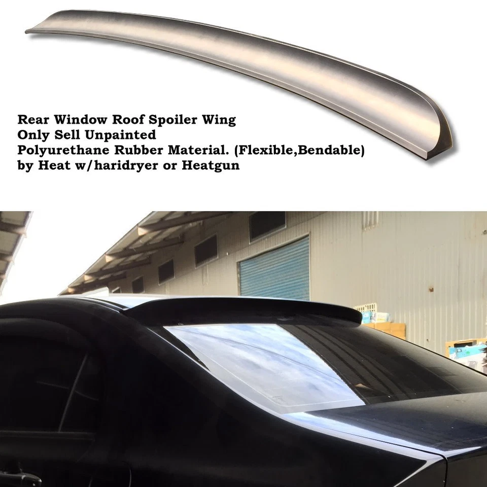 TaVbe 380G Rear Window Roof Spoiler Wing Fits 1991~1998 BMW 3-series E36 Sedan - Imagem 2 de 4