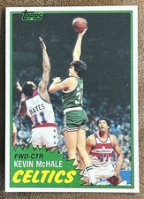 1981-82 Topps - Kevin McHale #75E RC Rookie Card Boston Celtics NM-MT OR BETTER. rookie card picture