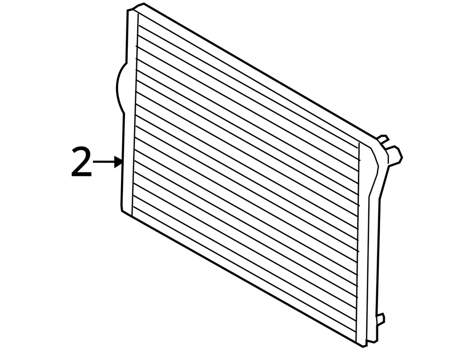 Radiator Main Rear Fits 12-19 BMW 650i 867190 Foto 3 de 4