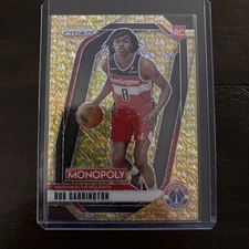 2024-25 Prizm Monopoly Bub Carrington Millionaire Shimmer /500