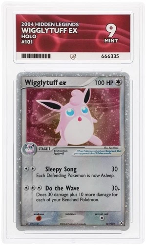 Wigglytuff EX Holo Hidden Legends 101/101 Graded Ace 9 MINT