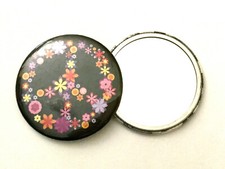 Hand Mini Small Pocket Round Cosmetic Makeup Compact Travel Portable Mirror