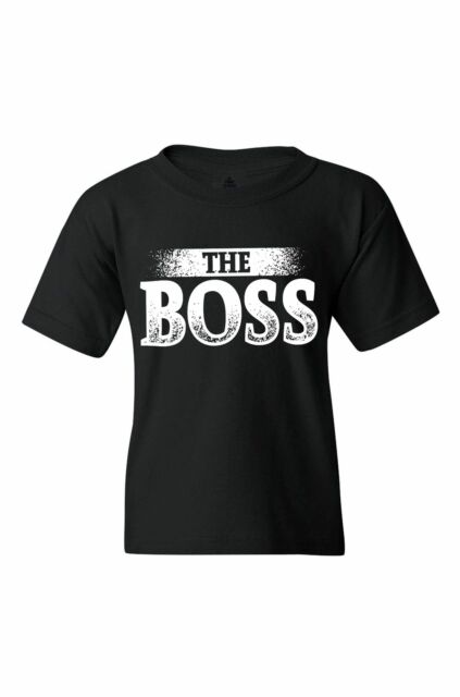 The Boss Youth&#039;s T-Shirt Funny Matching Couples Family Hustler CEO Shirts