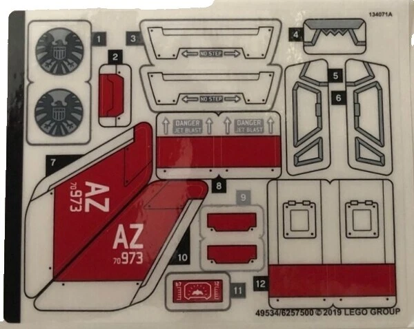 LEGO héroe LEGO (r) Pegatinas