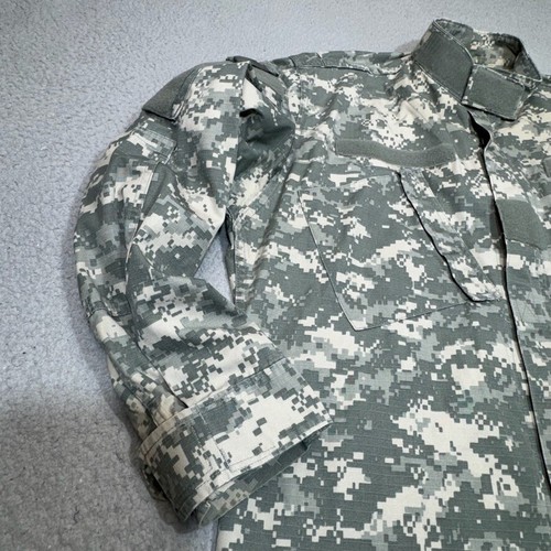 US Army Coat Men Medium Green Digital Camouflage Combat Uniform Tru Spec Jacket - Picture 10 of 12