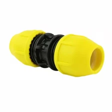 NEW Durable Underground Yellow Poly Gas Pipe Coupler 1/2in IPS DR 9.3