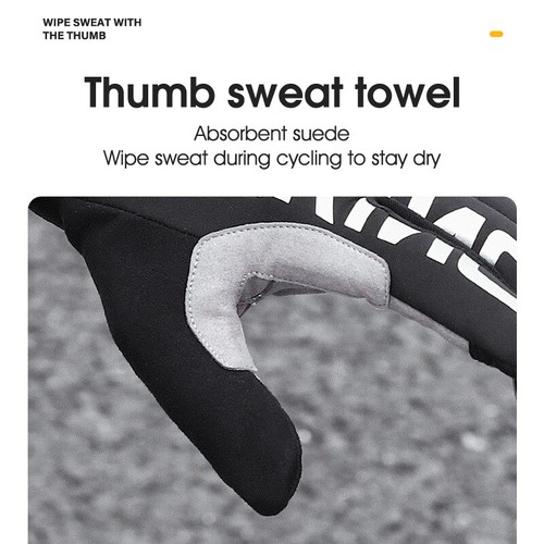 WEST BIKING Winter Schockproof Radfahren Volle Finger Handschuhe Touchscreen - Picture 10 of 17