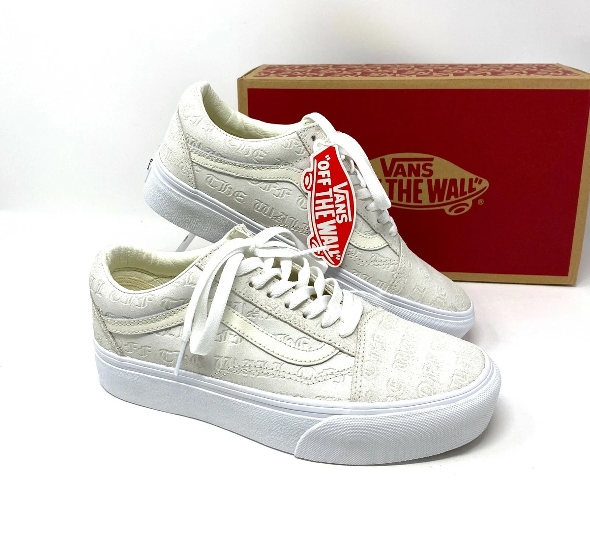 Vans pelle bianca top