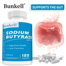 Butyrate with Sodium Capsules - Supports Healthy Digestion, Gut  Microbiome