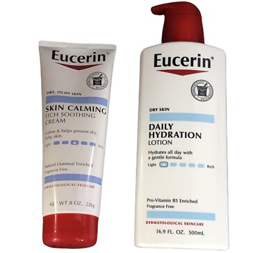 Eucerin Daily Lotion, 2 Pack