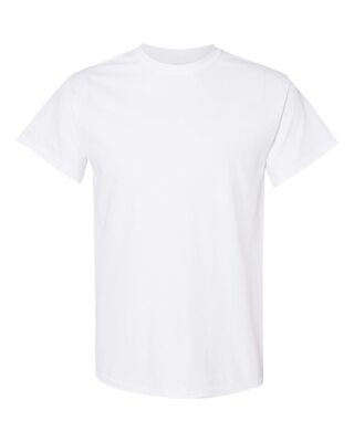 Gildan Heavy Cotton T-Shirt 5000 Unisex  Plain Blank Crewneck Short Sleeves Tee