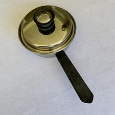 Vintage Amway Queen 18/8 Stainless Multi Ply Sauce Pan Pot With Lid 1 Quart USA