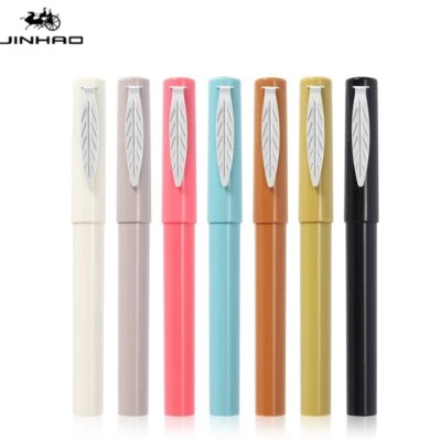 JinHao 519 Resin Fountain Pen EF/F 0.38mm/0.5mm Iridium Nib Student Writing Pen