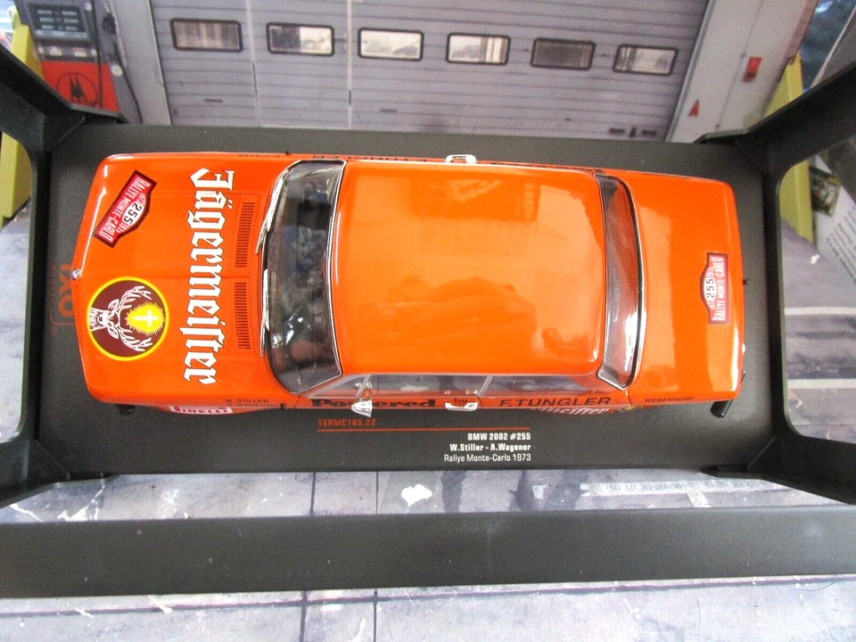 BMW 2002 tii Rallye Monte Carlo 1973 #255 Stiller Jägermeister IXO NEU 1:18 - Bild 4 von 4