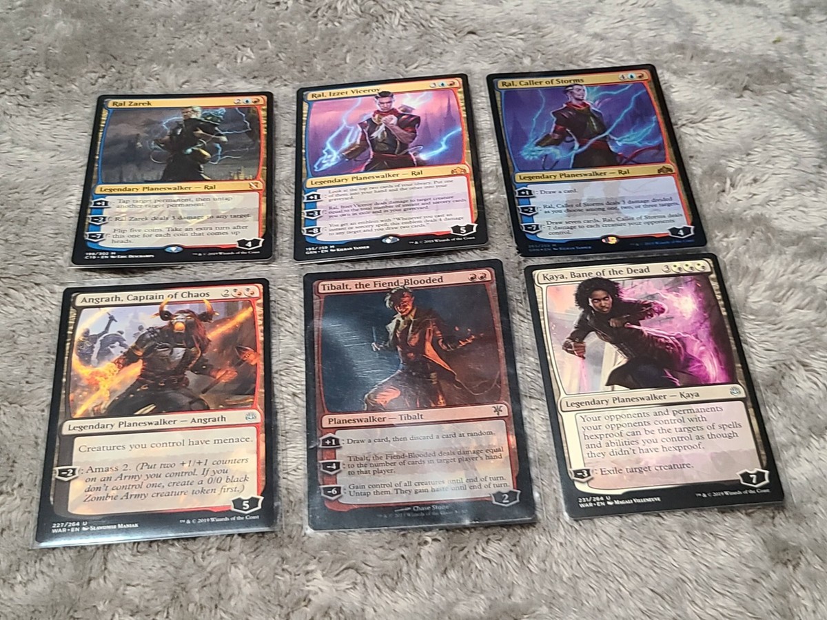MTG Planeswalker x6-Ral Caller of Storms(foil)Ral Izzet Viceroy
