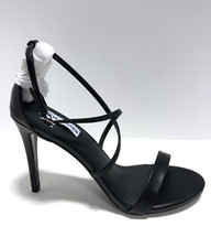 Steve Madden Women  s Feliz Strappy Sandal Black 10 M