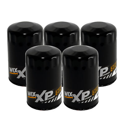 Wix Xp Set 5 Engine Motor Oil Filters For Cadillac Chevrolet GMC Isuzu Pontiac