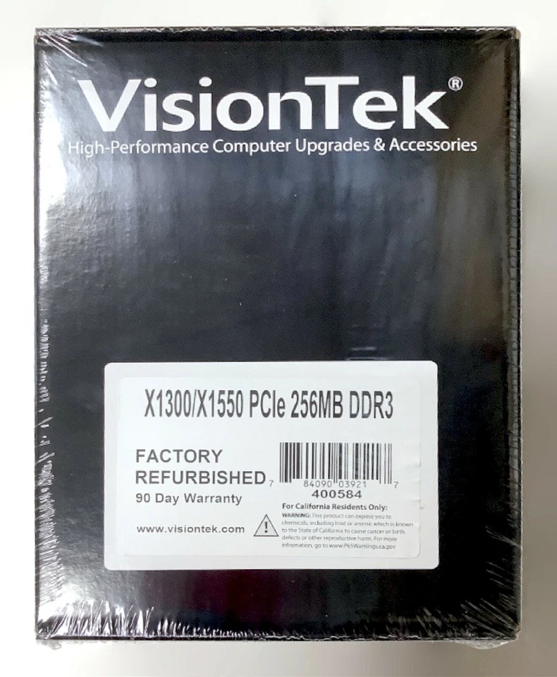 VisionTek 400584 Radeon X1300/X1550 PCIe 256MB DDR3 VGA Video Graphics Card - Image 4 of 4