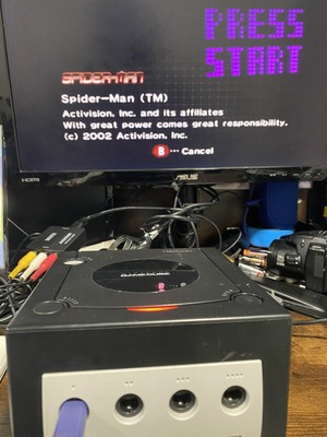 GAMECUBE CONSOLE SYSTEM COMPLETE w COTROLLER MEMORY Look