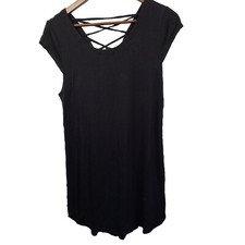 NWT Chaser Black Sleeveless Shift Dress Medium