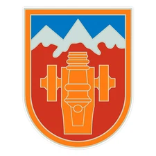 169th Fires Brigade Combat Service Identification Badge Bumper Sticker Vinyl 5"