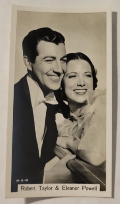 1937 Sinclair Film Stars Series 2 #103 Robert Taylor & Eleanor Powell (B)